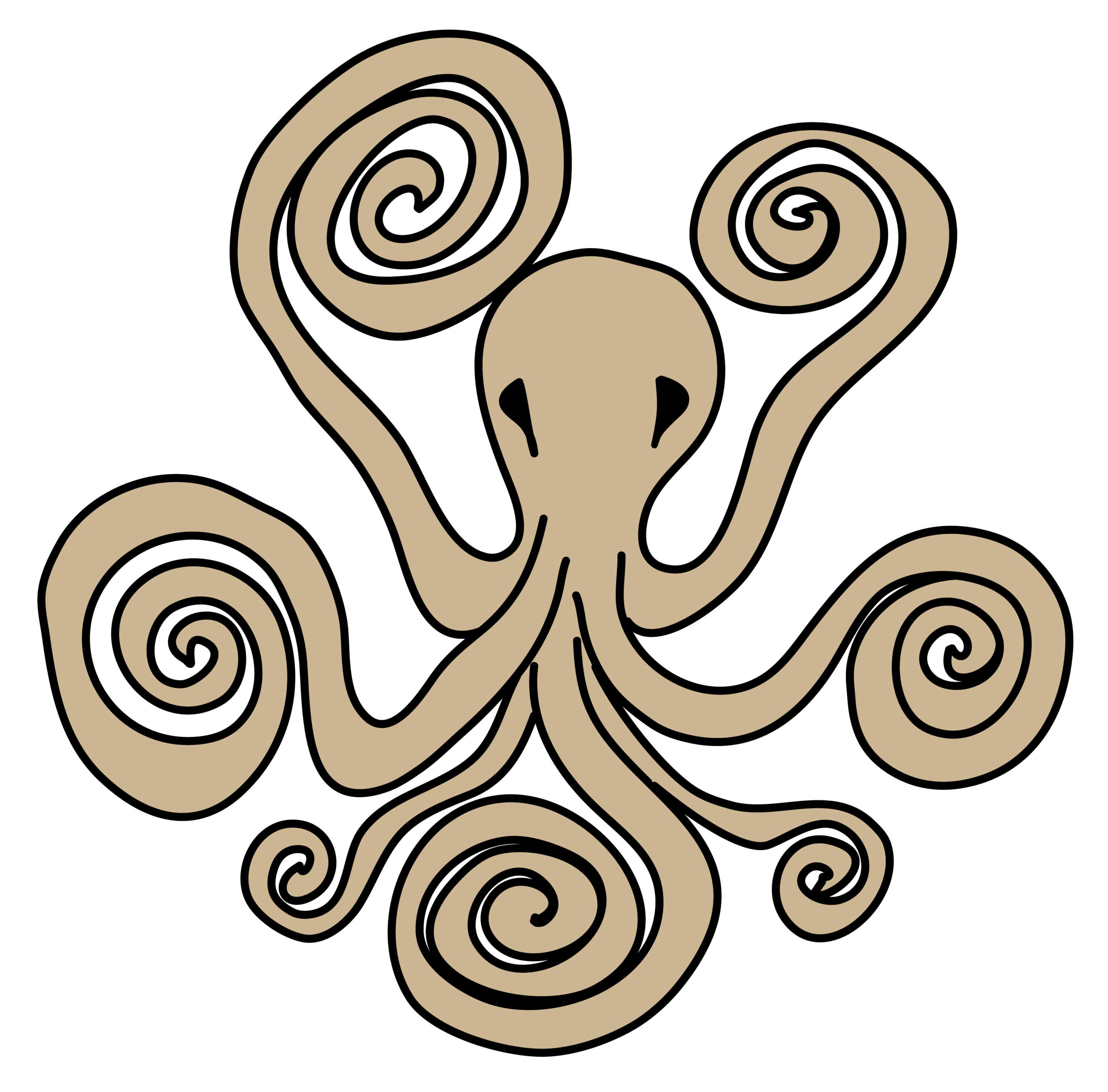 KMG octopus yellow Kutta-Mulla-Gorinna-School-Indigenous-artwork-LMN-Artsandmedia-yellow